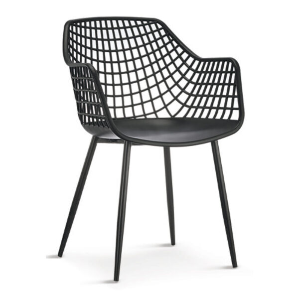 KUKA BLACK OCCASIONAL CHAIR