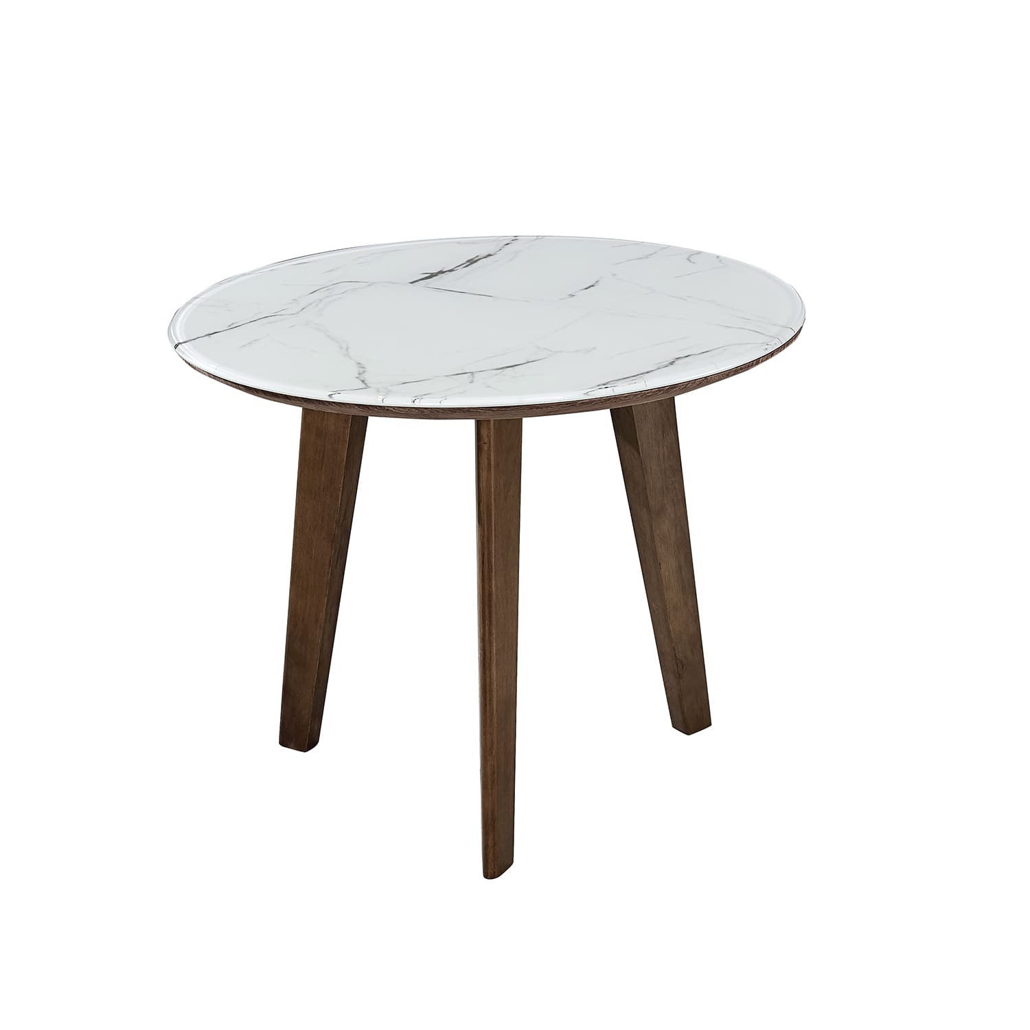 SEVILLE MARBLE-WHITE-CRYSTAL COFFEE TABLE 40cm