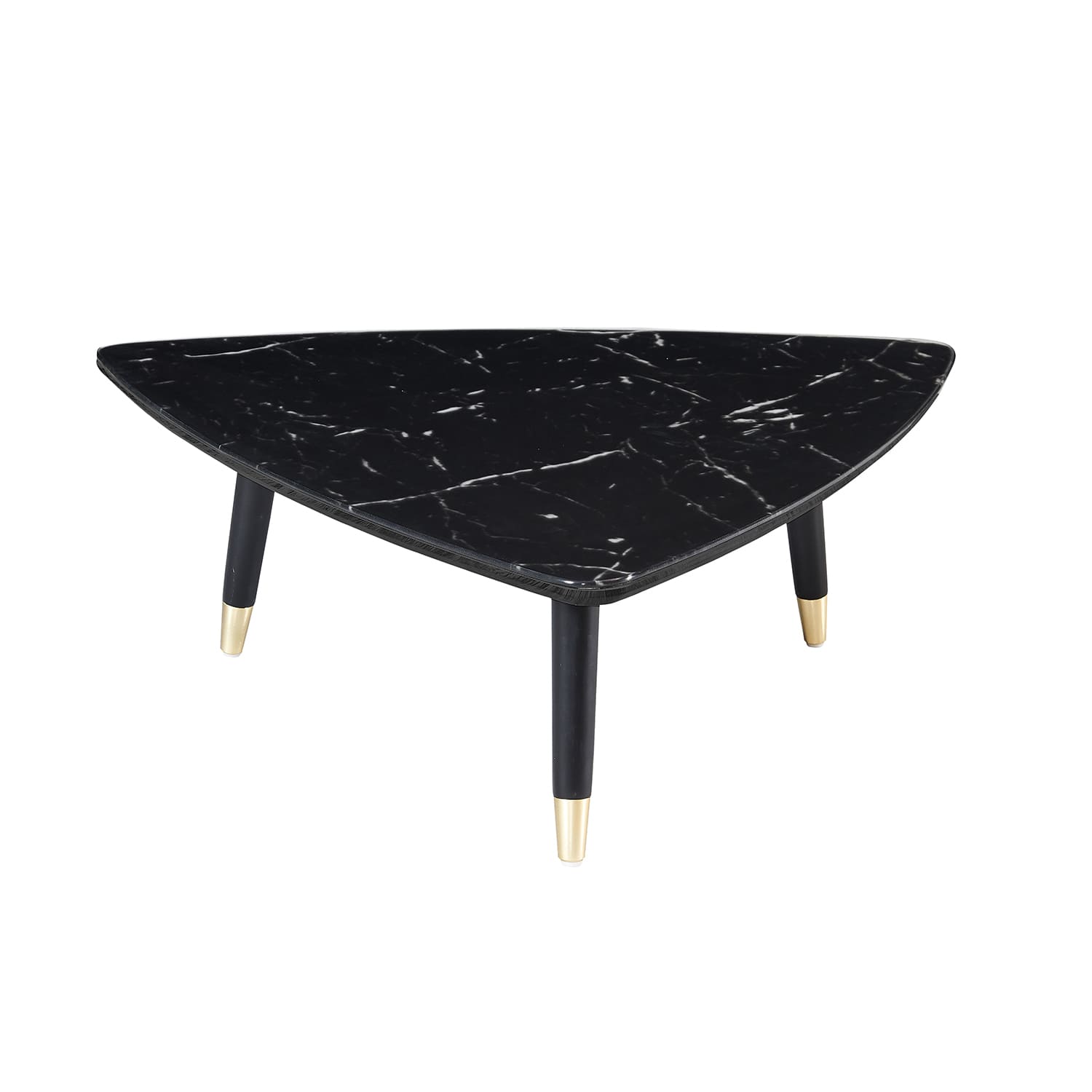 NEW NIZZA LOW BLACK MARBLE-CRYSTAL COFFEE TABLE