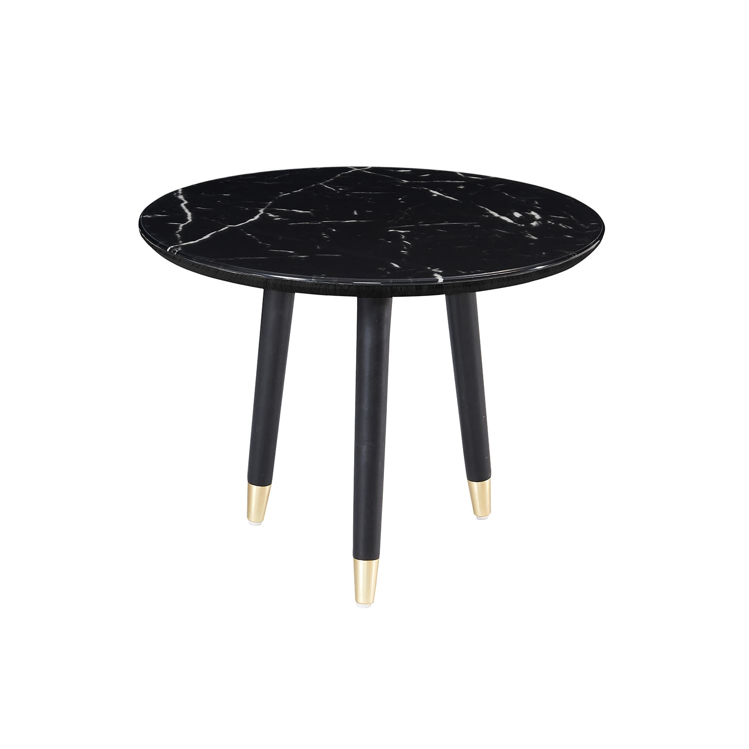 NEW NIZZA SIDE TABLE BLACK-CRYSTAL MARBLE