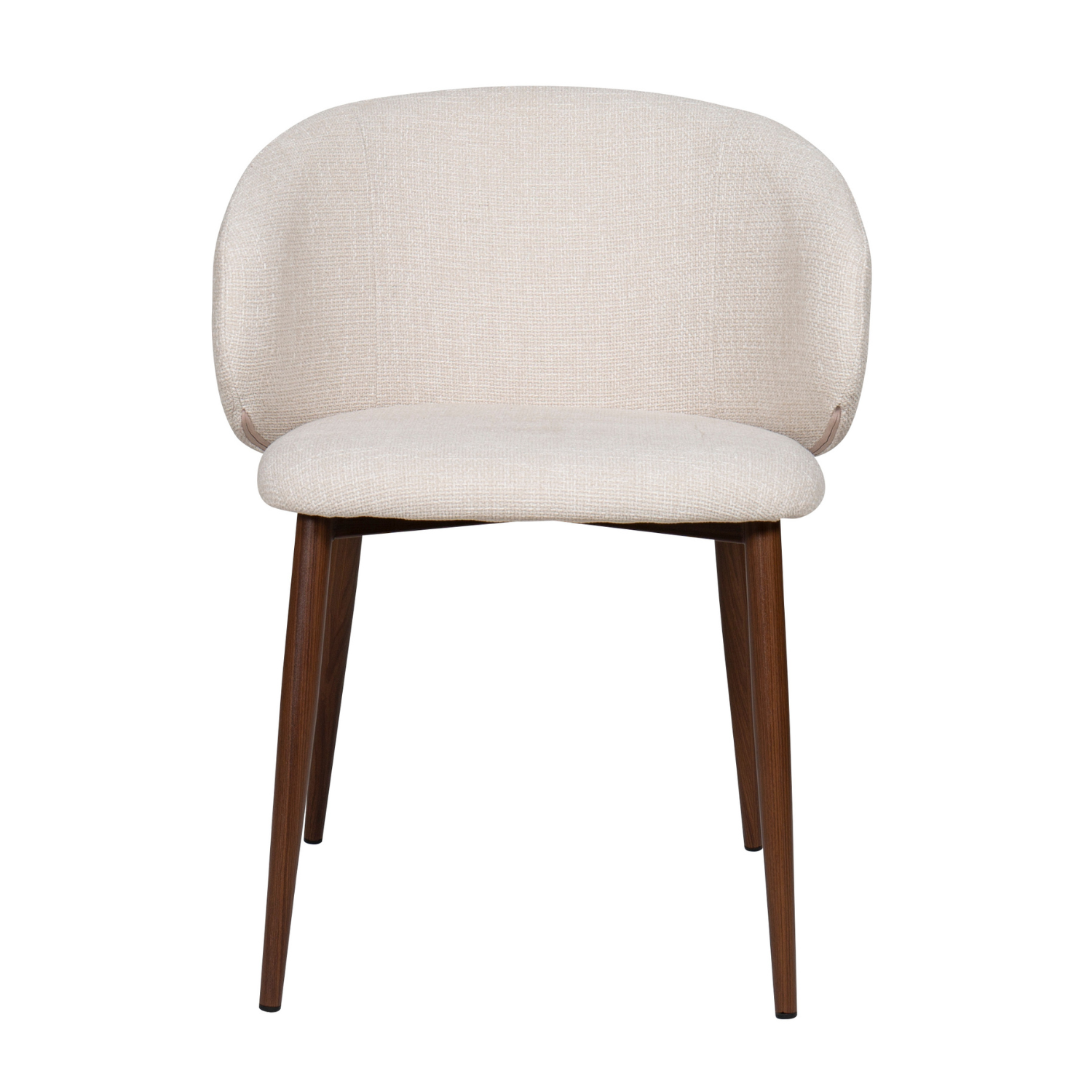 Silla Arce Tela Grayge Pata Metal Madera